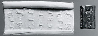 Cylinder seal, Hematite (?)