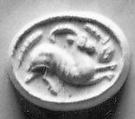 Conoid seal, Steatite, light brown, Cypriot