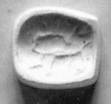 Cushion seal, Steatite, gray, Cypriot