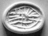 Scaraboid seal, Steatite, black, Cypriot