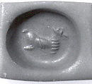 Stamp seal, Hematite, Sasanian