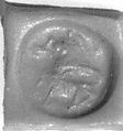 Stamp seal, Bronze, Sasanian