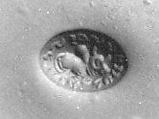 Stamp seal, Garnet, almandine, Sasanian