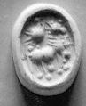 Stamp seal (ovoid) with animals
, Hematite, black, Syro-Anatolian-Levantine