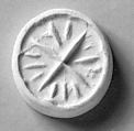 Hemispheroid seal, Chlorite or steatite, black