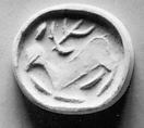 Hemispheroid seal, Steatite, green black
