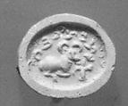 Stamp seal, Carnelian, Sasanian