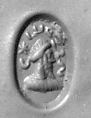 Stamp seal, Carnelian, Sasanian