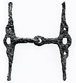 Horse bit with attached cheekpieces, Iron, Iran