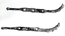 Horse bit cheekpieces, Iron, Iran