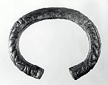 Bracelet with lion's-head terminals, Iron, Iran