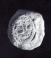 Sealing with four circular impressions of one seal, Un-baked clay, Old Assyrian Trading Colony