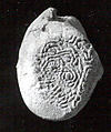 Sealing with one circular seal impression, Un-baked clay, Old Assyrian Trading Colony
