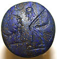 Stamp seal (conoid) with monsters
, Lapis lazuli, Assyro-Babylonian or Achaemenid