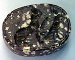 Scaraboid seal, Porphyry, red