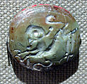 Stamp seal: lion and horned animal, Hematite, Cypriot