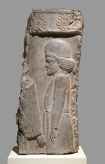 Relief: figure in a procession 29.02 x 12.01 in. (73.71 x 30.51 cm)