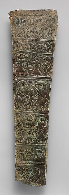 Quiver plaque with animals and mythological scenes