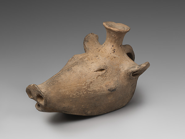 Rhyton in the shape of a boar head by an unrecorded maker, The Metropolitan Museum of Art