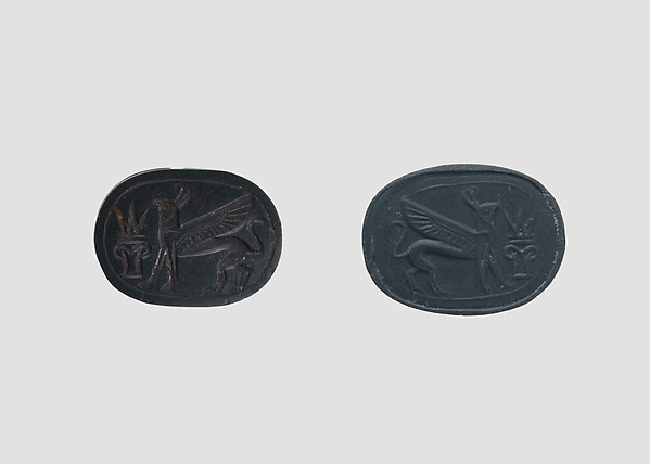 Stamp seal (scarab) with monster by an unrecorded maker, The Metropolitan Museum of Art