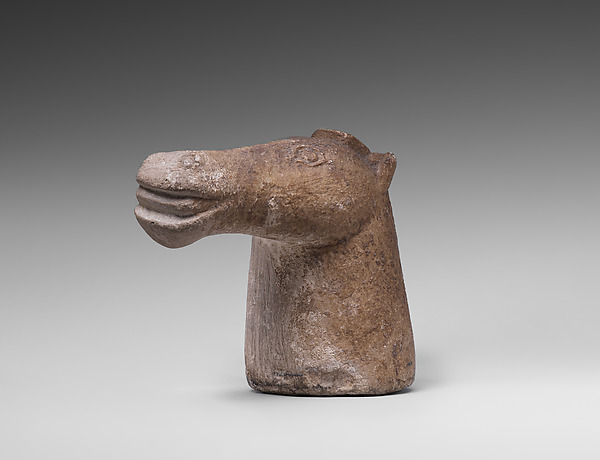 Horse head, possibly head of a scepter by an unrecorded maker, The Metropolitan Museum of Art