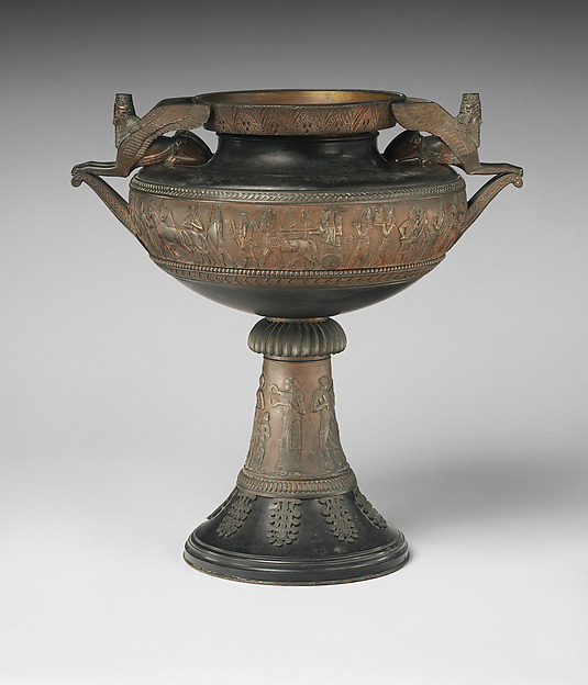 Urn with Assyrian scenes