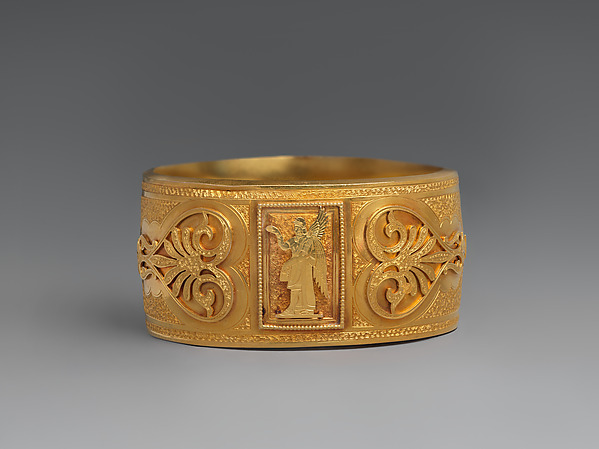 Bracelet with Assyrian-inspired design