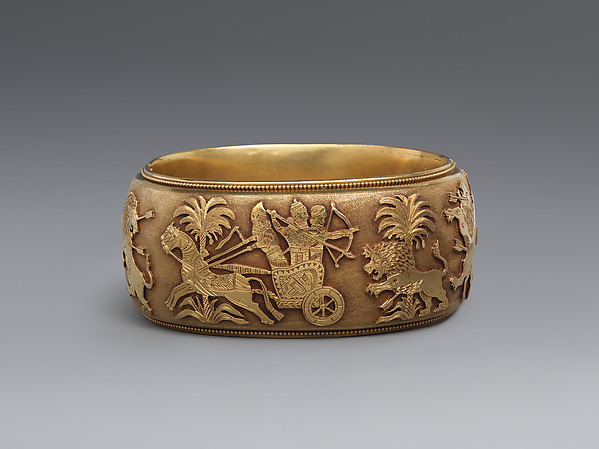 Bracelet with Assyrian-inspired design by an unrecorded maker, The Metropolitan Museum of Art