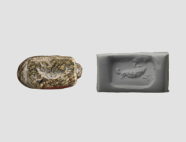 Stamp seal (bull-shaped) with animal by an unrecorded maker, The Metropolitan Museum of Art