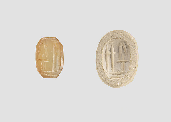 Stamp seal (octagonal pyramid) with divine symbols by an unrecorded maker, The Metropolitan Museum of Art