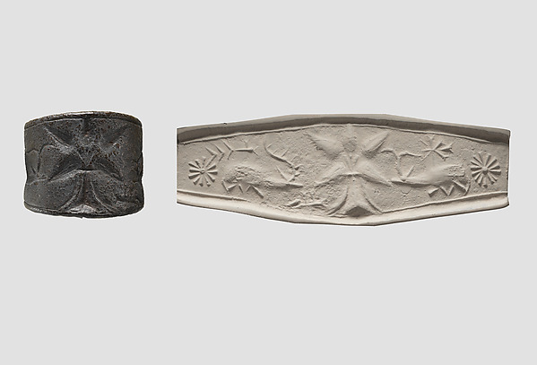 Seal ring: horned animals flanking a tree by an unrecorded maker, The Metropolitan Museum of Art