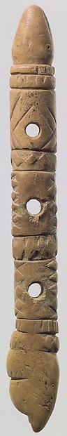 Horse bit cheekpiece in form of a snake's head 8.11 in. (20.6 cm)