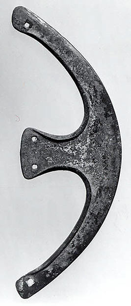 Crescent-shaped axe head 8.43 in. (21.41 cm)