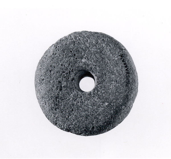 Spindle whorl (?) 0.63 in. (1.6 cm)