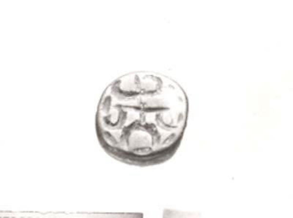 Stamp seal Diam. 1.2 cm x Th. .8 cm