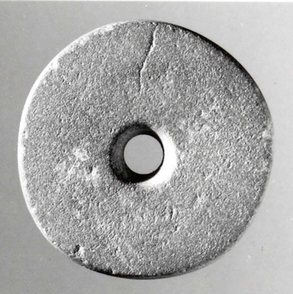 Spindle whorl 0.24 in. (0.61 cm)