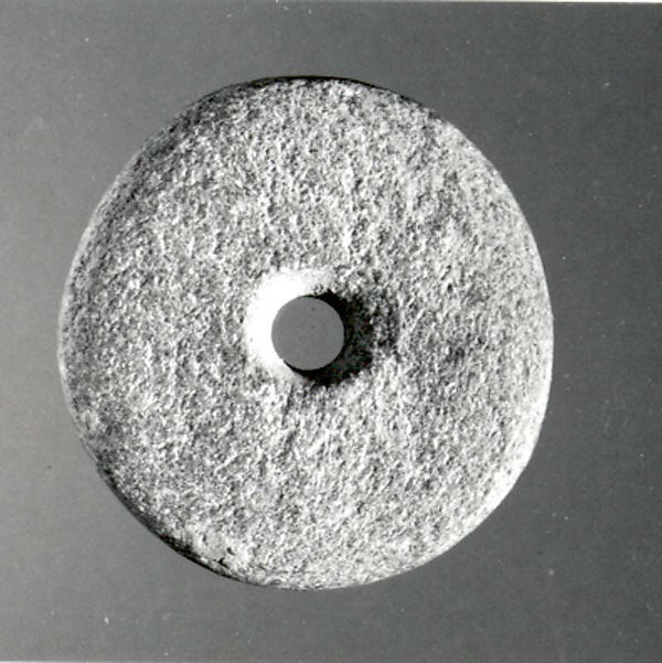 Spindle whorl 0.31 in. (0.79 cm)