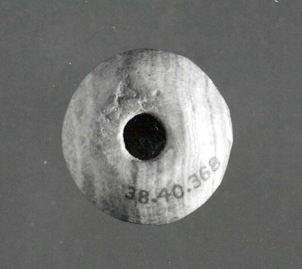 Spindle whorl 0.71 in. (1.8 cm)