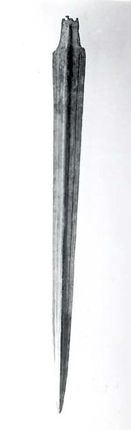 Sword or dagger 19.49 x 1.69 in. (49.5 x 4.29 cm)
