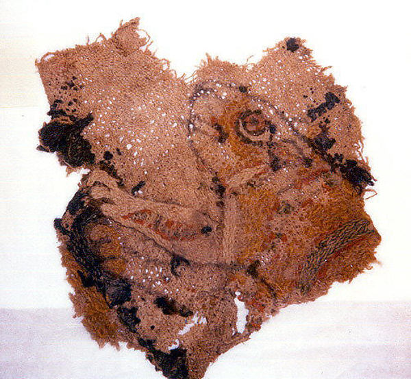 Textile fragment 7.5 x 7 in. (19.1 x 17.8 cm)