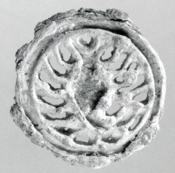 Compartmented stamp seal 0.51 in. (1.3 cm)