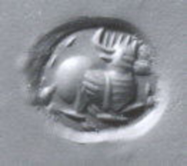Stamp seal 0.39 x 0.43 x 0.51 in. (0.99 x 1.09 x 1.3 cm)