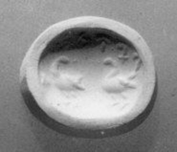 Stamp seal 0.28 x 0.63 in. (0.71 x 1.6 cm)