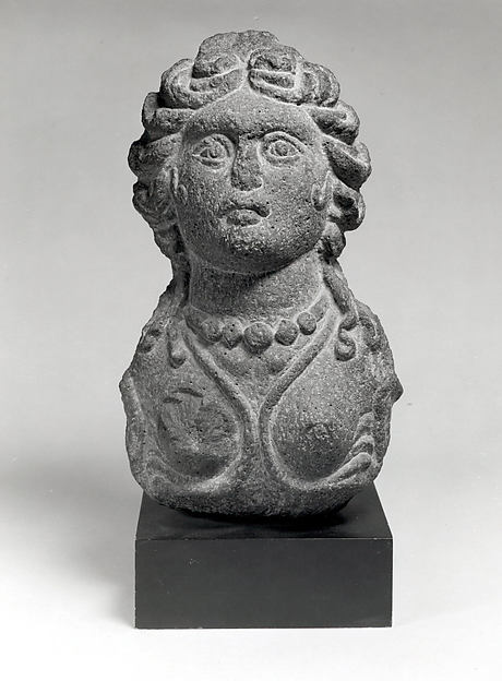 Bust of female figure 16.34 x 9.25 in. (41.5 x 23.5 cm)