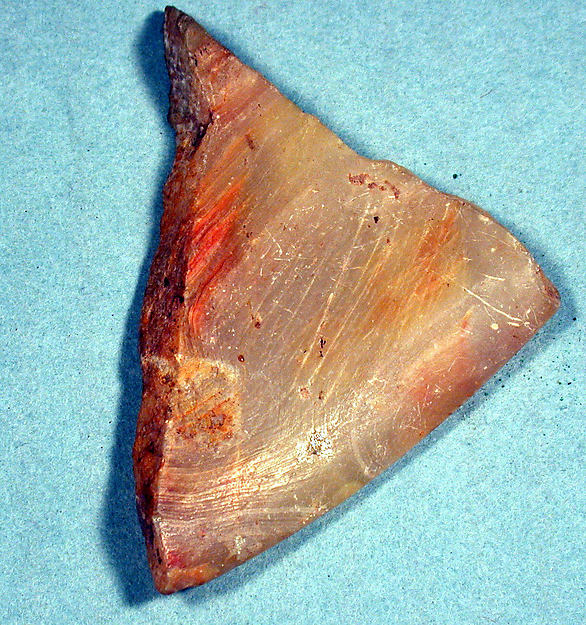 Stone vessel fragment 0.28 x 1.97 in. (0.71 x 5 cm)