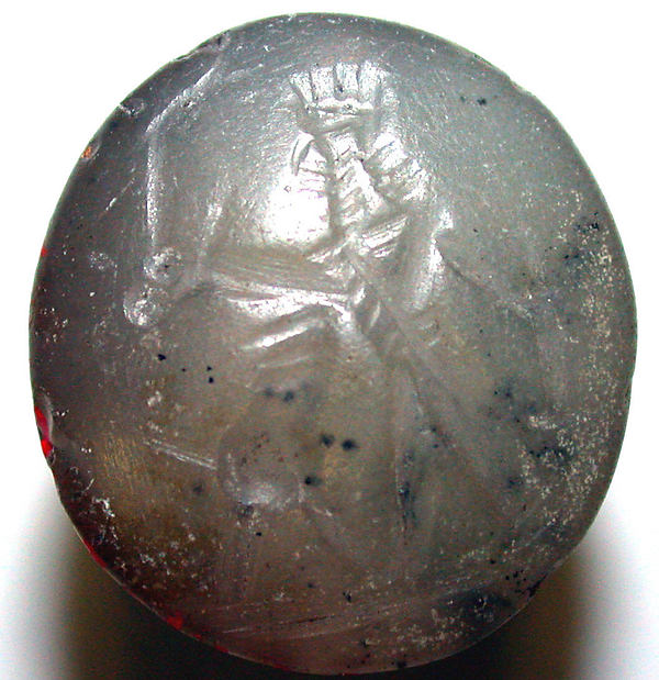 Conical seal H. 13/16 in. (2.1 cm); Diam. 3/4 in. (1.9 cm)