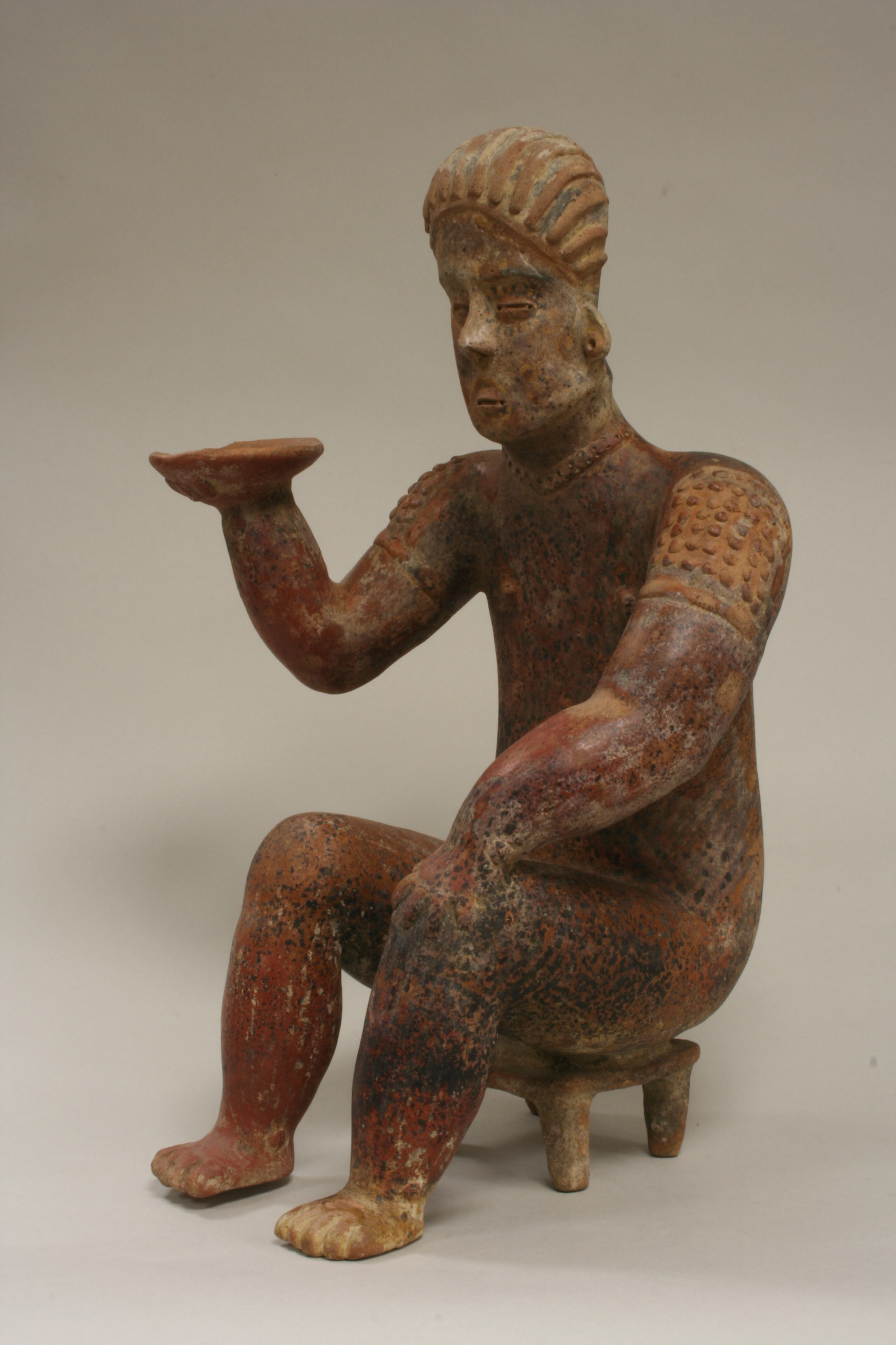 Female Figure Seated On Stool Colima The Metropolitan Museum Of Art