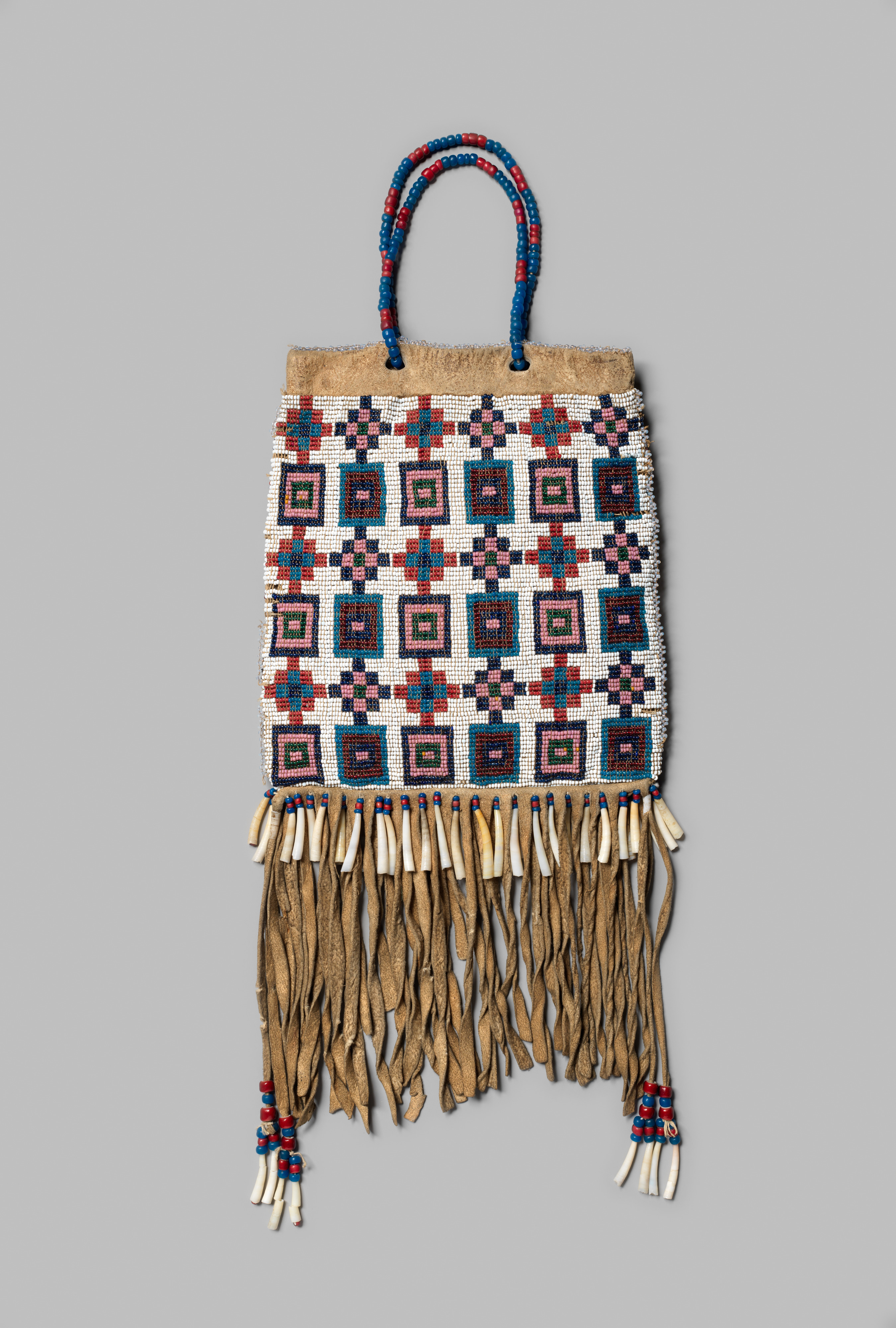 Apache Style Beaded Bag