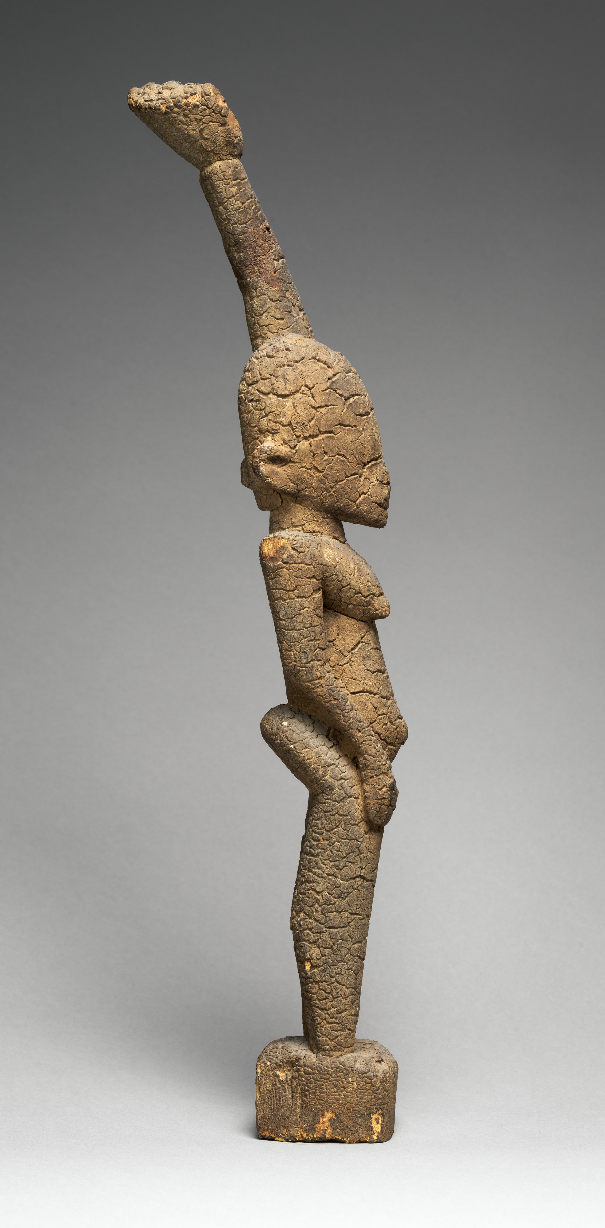 Female Figure with Raised Arm | Tellem civilization ...