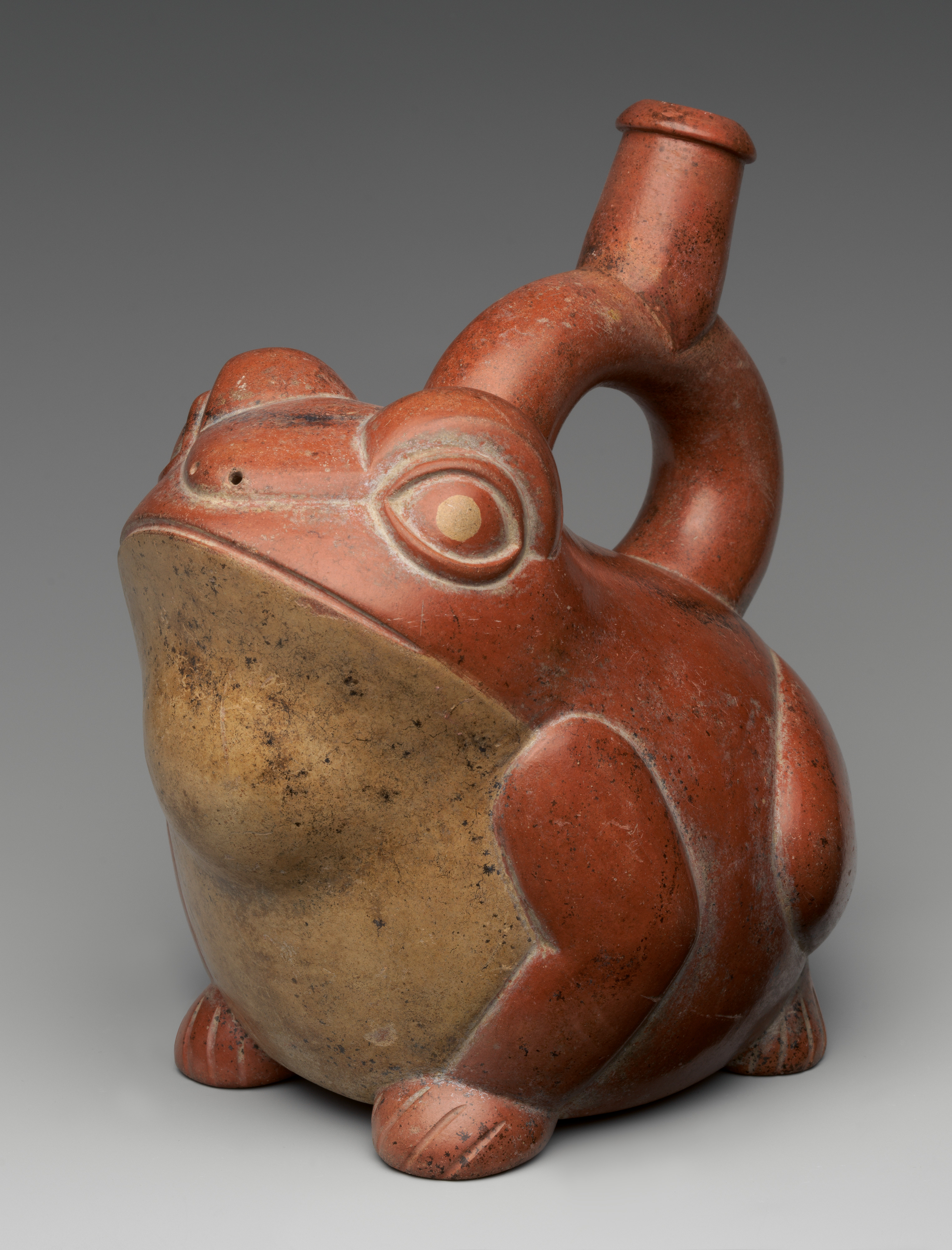 Vintage American Art Pottery Sculpted Frog Mug at 1stDibs